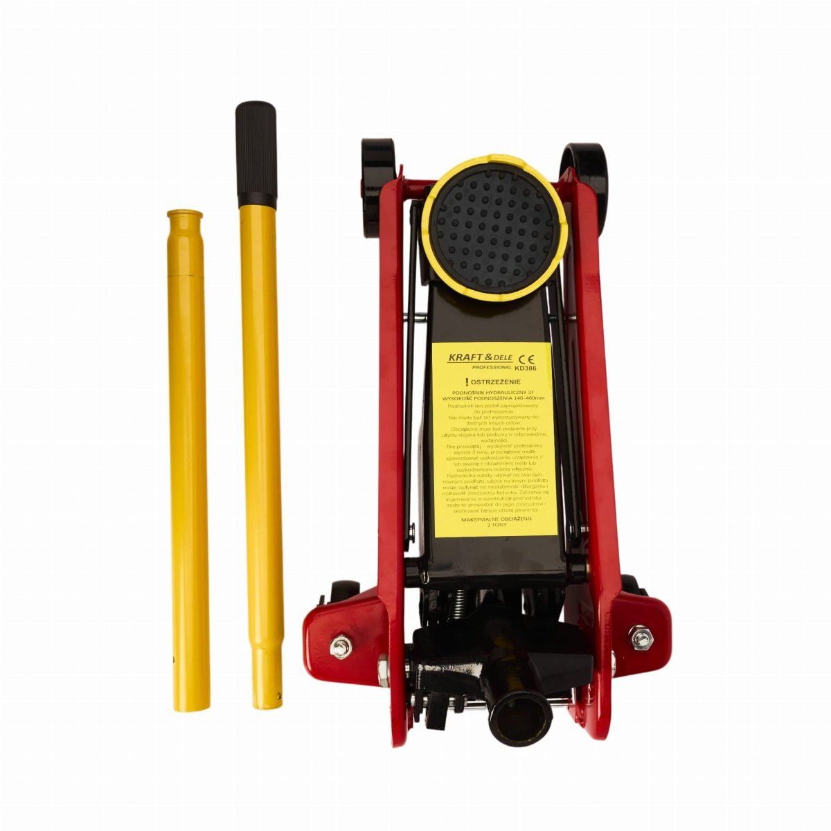 KRAFT&DELE KD386 madalprofiiliga krokodill - tungraud 3T (140–460 mm) - Ostuklikk