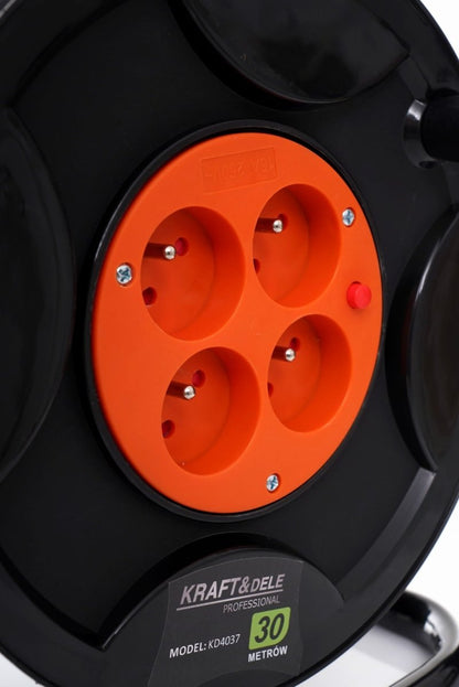 KRAFT&DELE KD4037 kaablirull 30 m + 20 W LED - töövalgusti - Ostuklikk