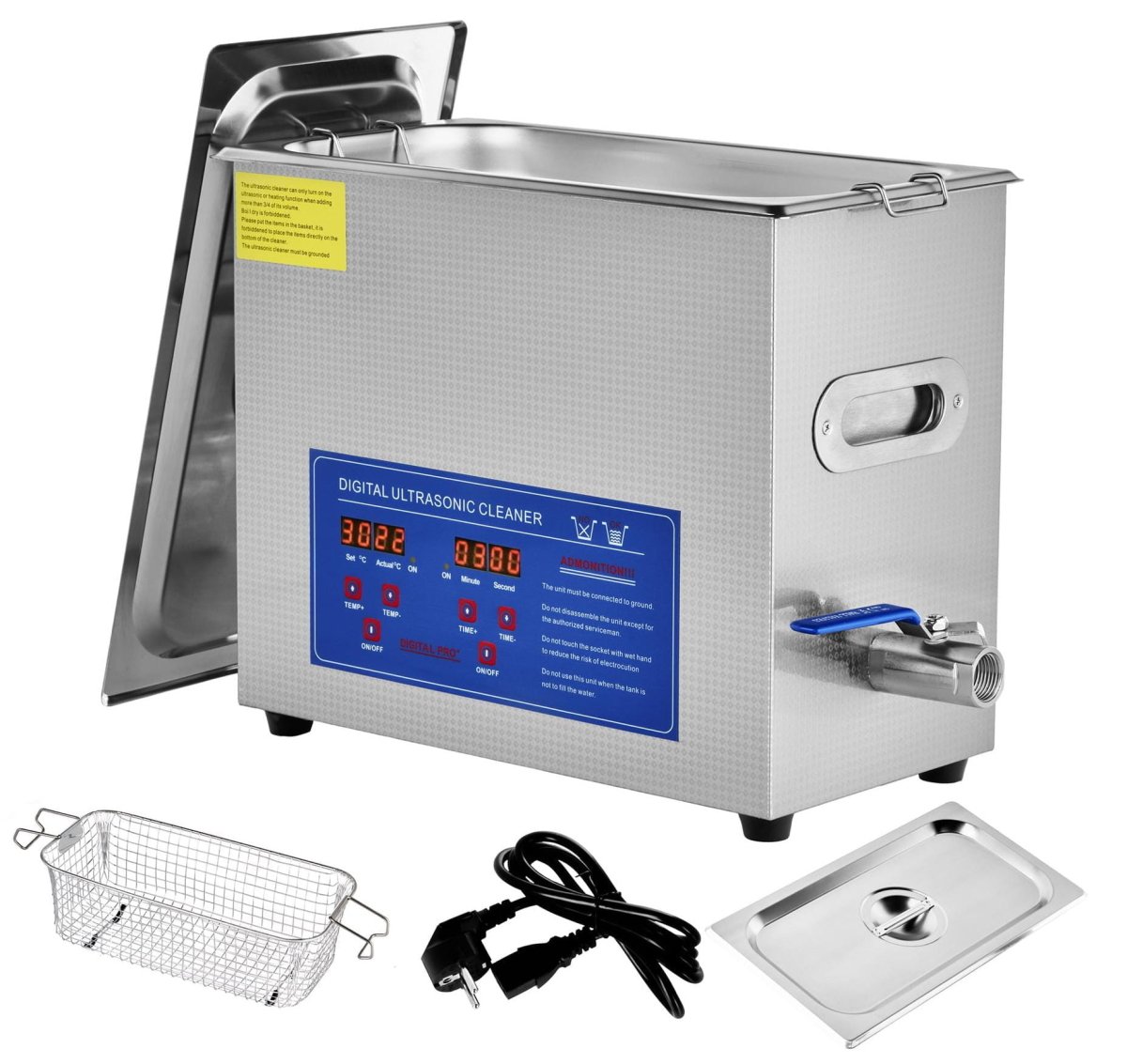 KRAFT&DELE KD449 ultrahelipuhasti 6,5 L – kuumutusega, taimeriga - Ostuklikk