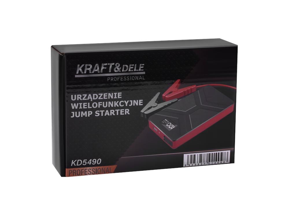 KRAFT&DELE KD5490 Käivitusabi ja akupank 800A, 10 000mAh