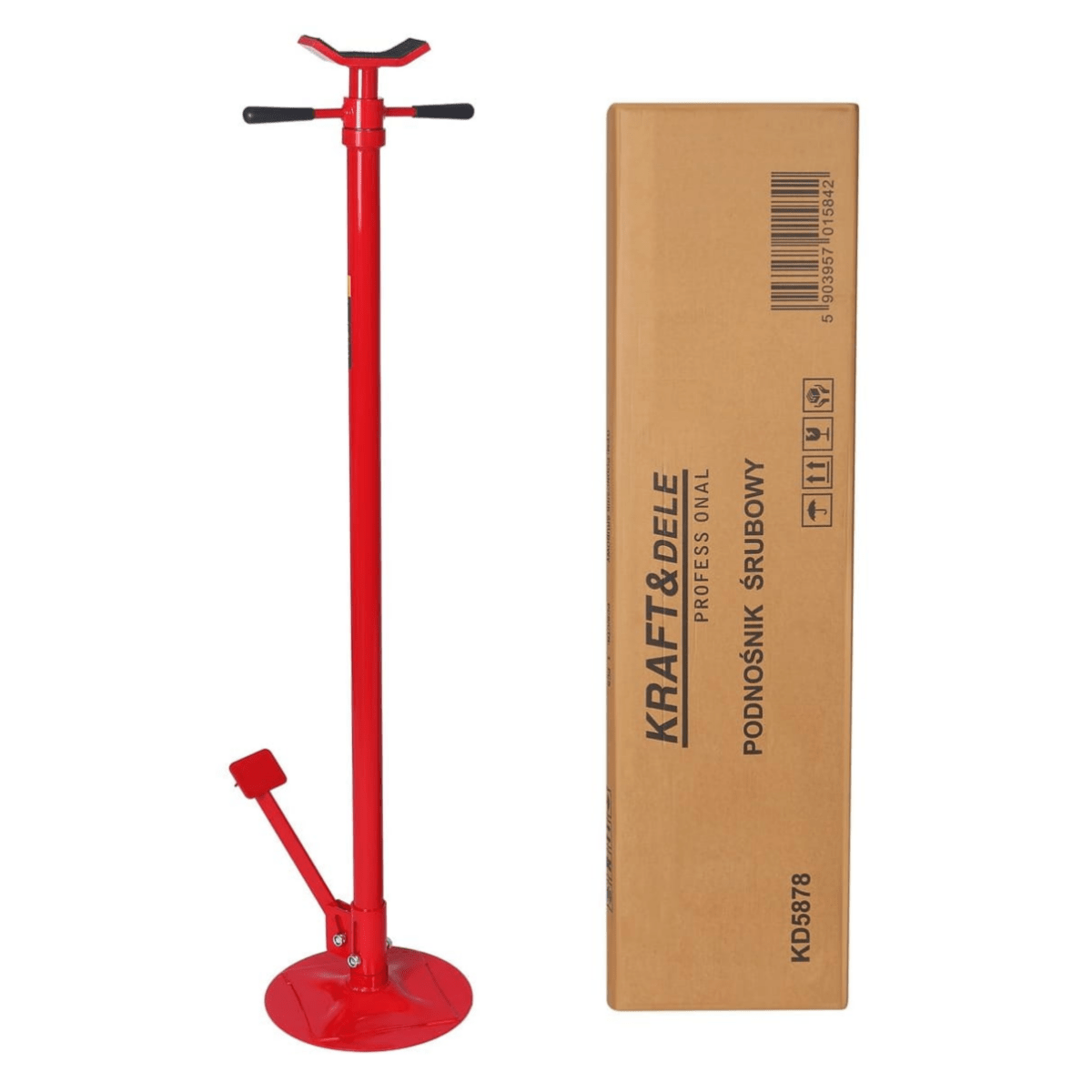 KRAFT&DELE KD5878 mehaaniline kruvitõstuk 0,75 t (1310–1990 mm) - Ostuklikk