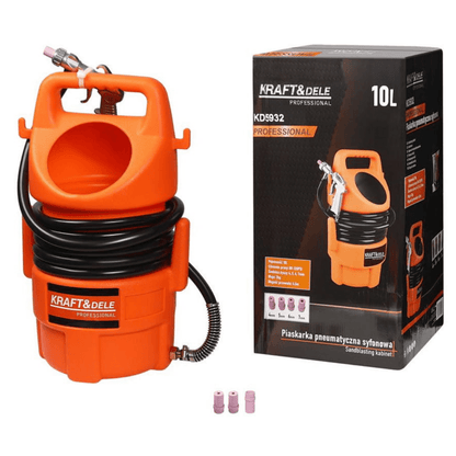 KRAFT&DELE KD5932 pneumaatiline sifoonliivaprits, 10 L (4 otsikut) - Ostuklikk