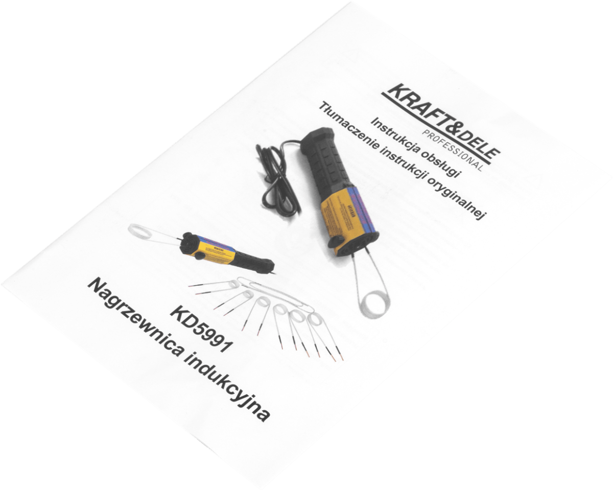 KRAFT&DELE KD5991 induktsioonkuumuti – kruvide ja mutrite jaoks, 1500 W - Ostuklikk
