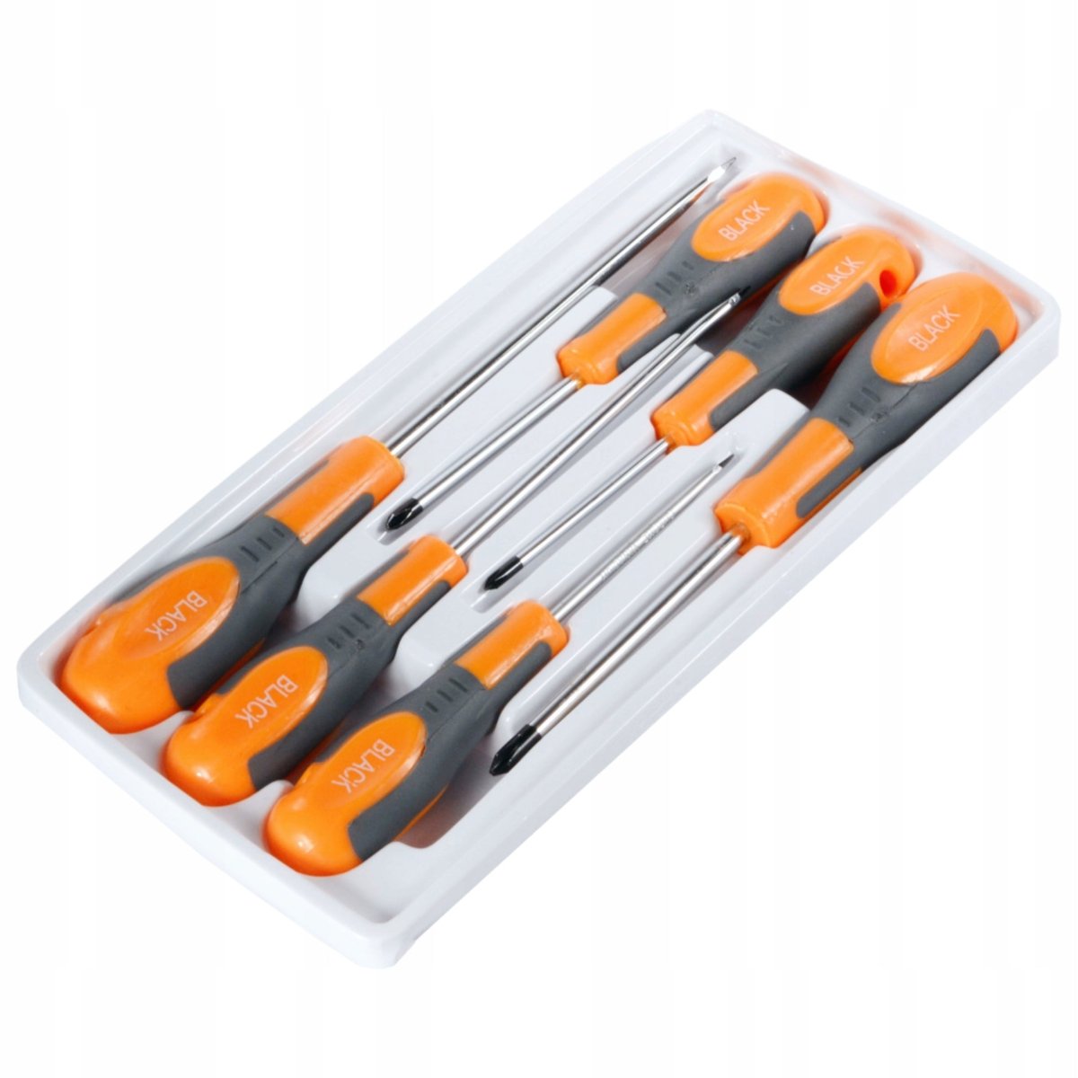 6-osaline kruvikeerajate komplekt, lame- ja ristpea (6 tk)