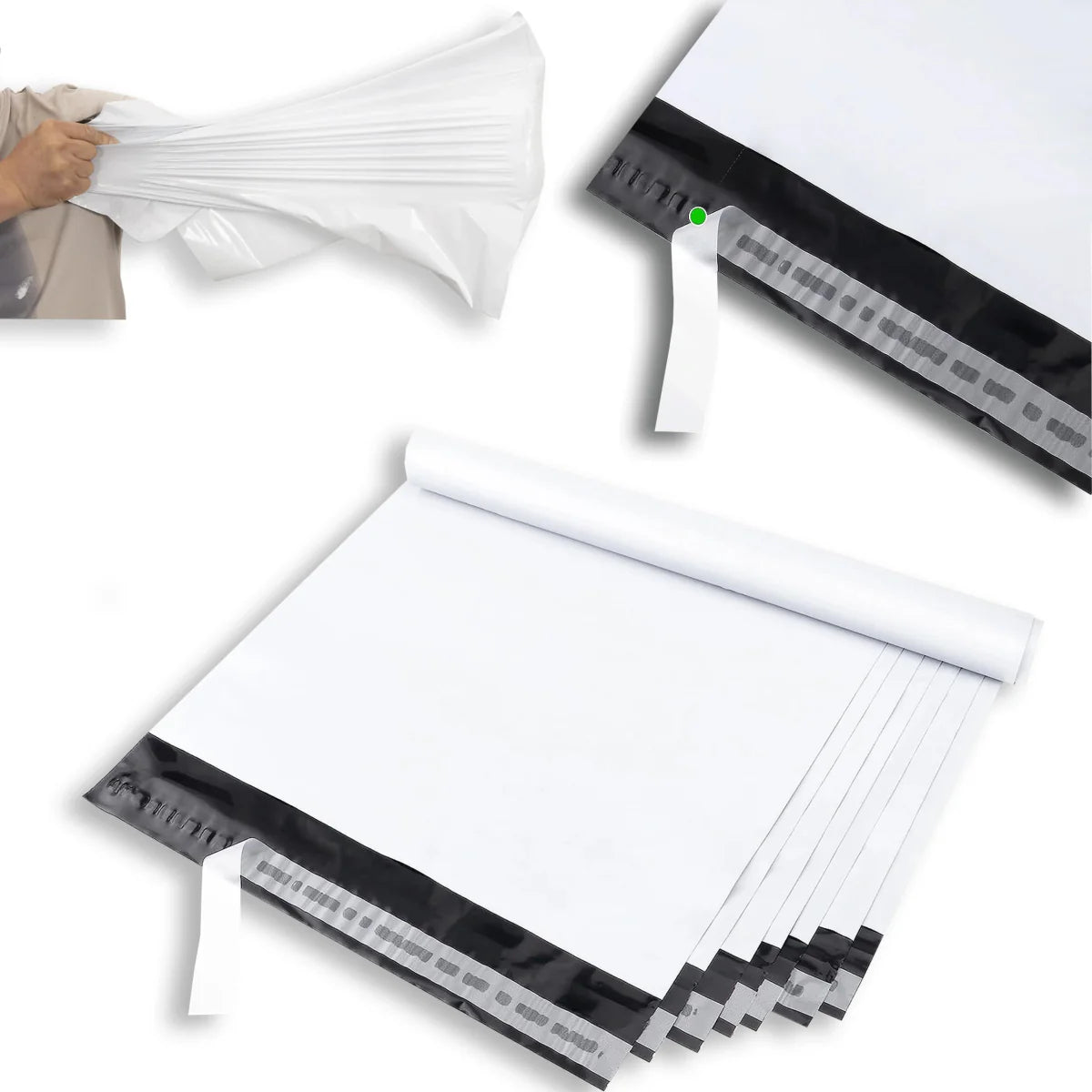 Valged kullerümbrikud 500x600 mm – 50 tk pakis (50 tk)