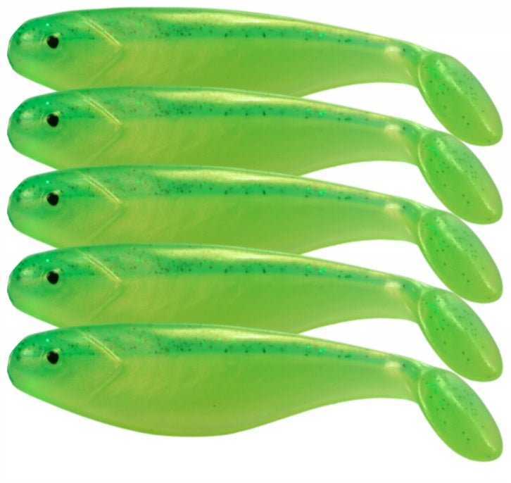 Hokkaido pehme kummilantide komplekt 8 cm roheline 5 tk