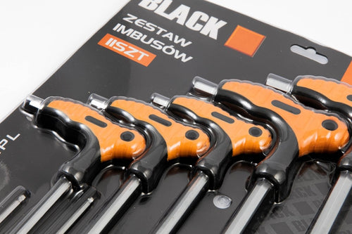 11-Piece T-Handle Hex Key Set with Ball End (11 tk) (D39)