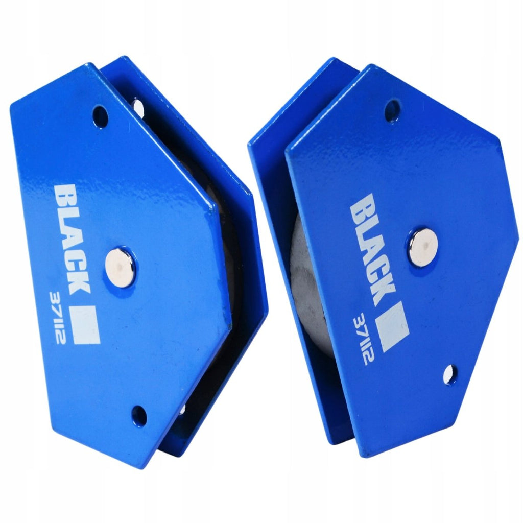 Black Hexagonal Magnetic Welding Angle, 11.5 kg Capacity