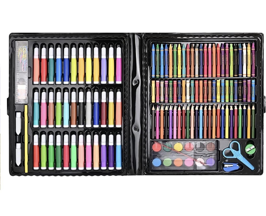 Kvaliteetne joonistamise kunstikomplekt – 150 tk