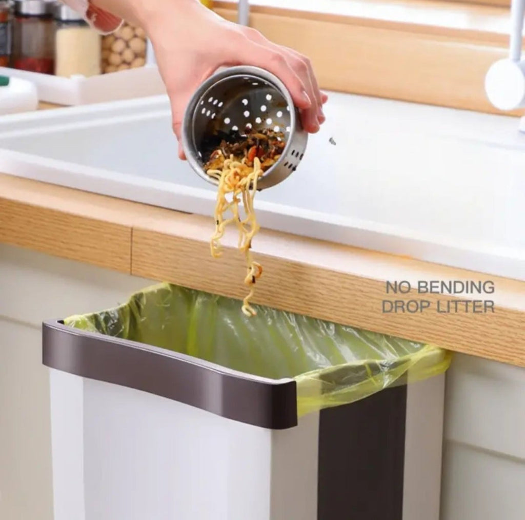 Quality Foldable Kitchen Bin for Cabinet - 8L Capacity