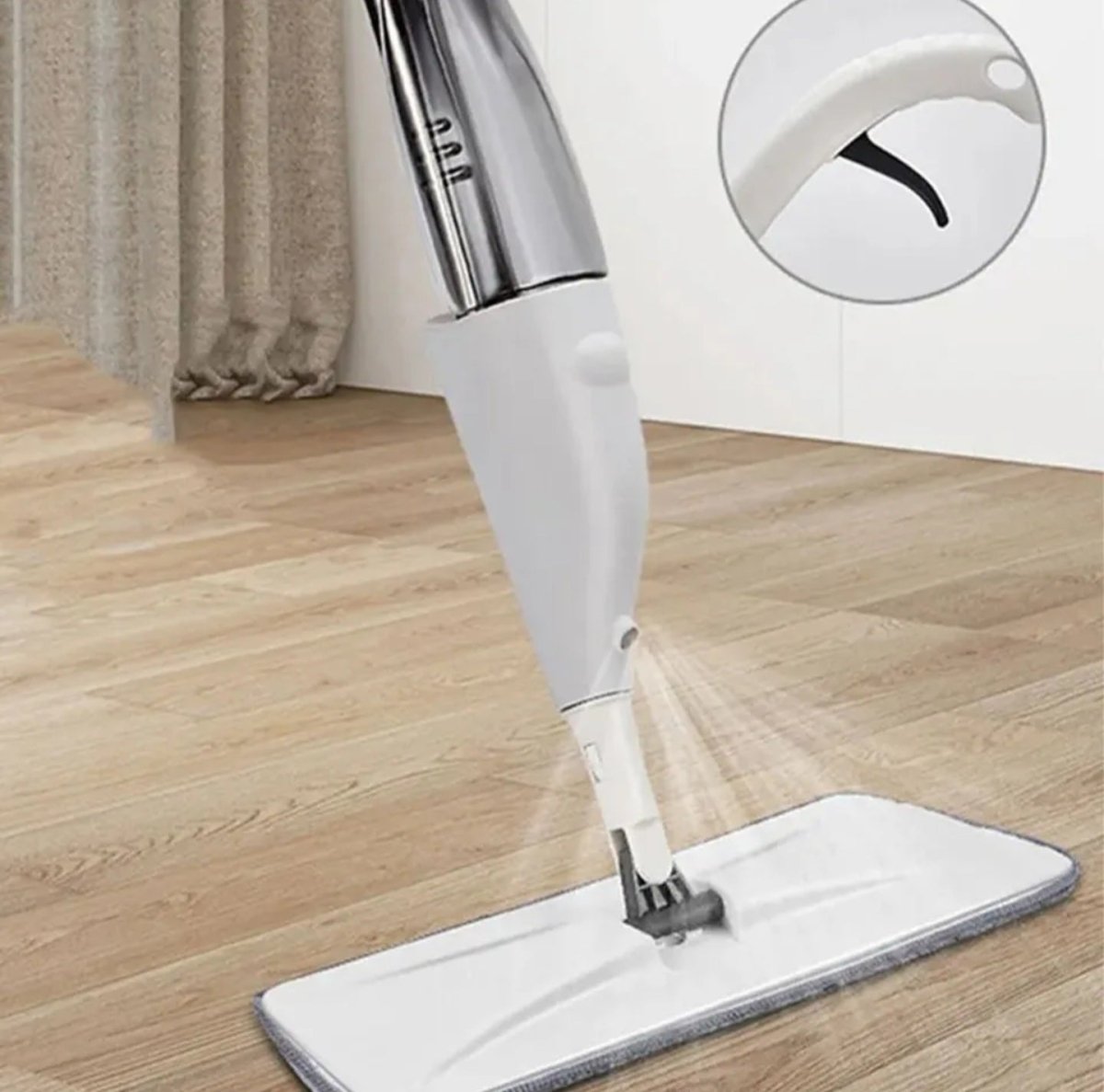 Quality Spray Mop with Integrated Water Tank 40cm x 13cm Cleaning Surface