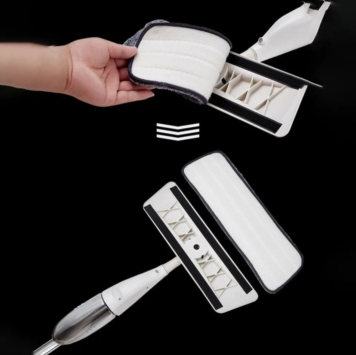 Quality Spray Mop with Integrated Water Tank 40cm x 13cm Cleaning Surface