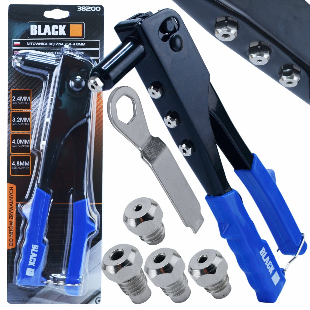 Käsitsi neetimispitsid 2.4-4.8 mm, 250 mm