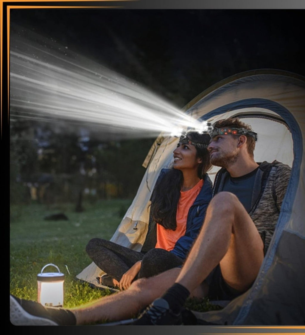 Laetav 5×LED pealamp koos 2×18650 akuga ja 5 režiimiga (ARSA GO)