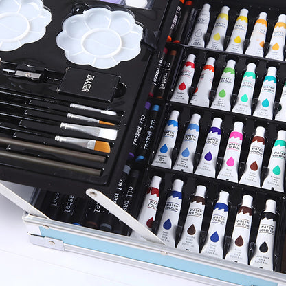 Laste kunstikomplekt 145 osa roosas kohvris - Ostuklikk