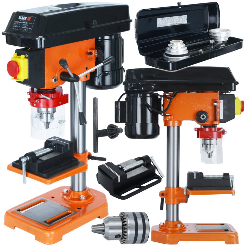 Bench Drill Press 16mm 1600W with Tilting Worktable