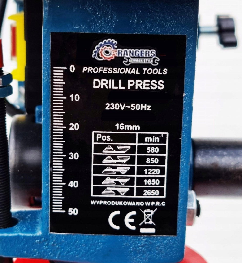 2350 W pingipuurpink 16 mm padruni ja 5 kiirusega