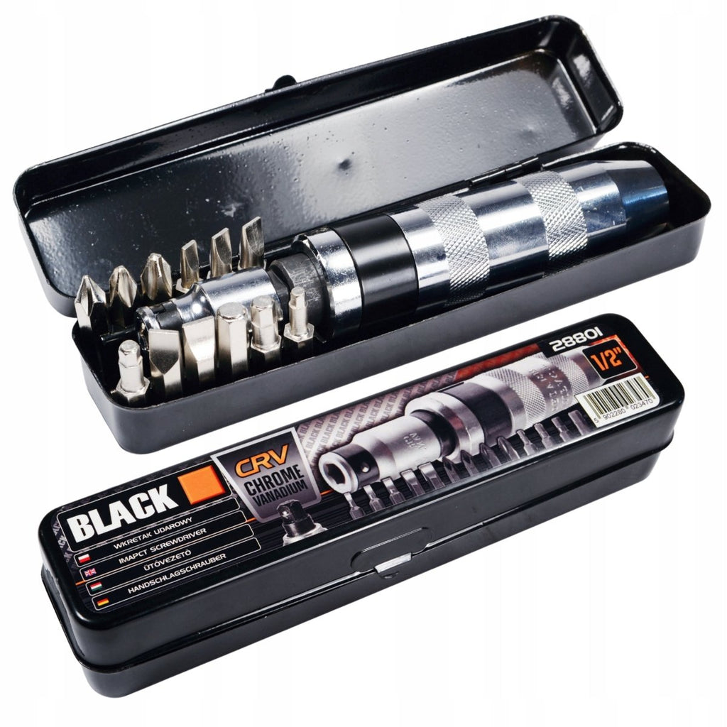 Löök-kruvikeeraja komplekt 13 otsikuga