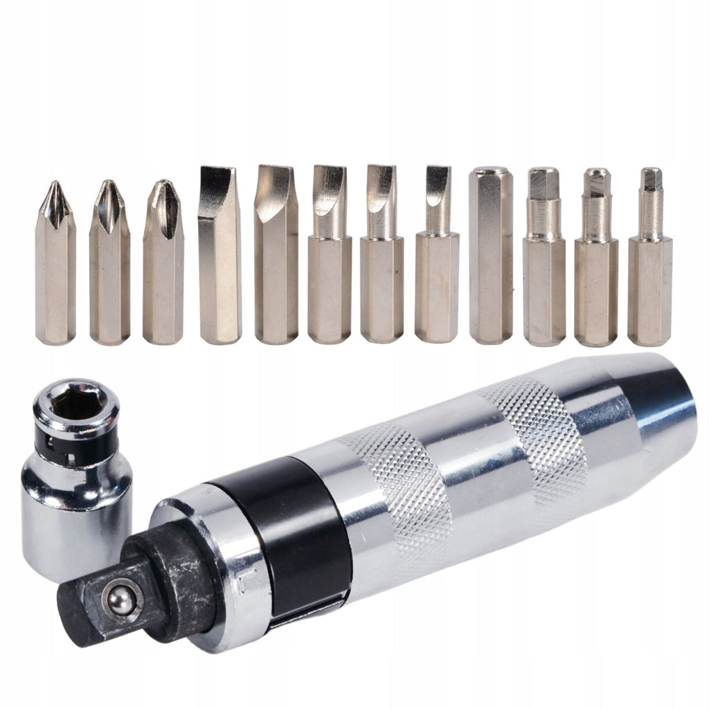 Löök-kruvikeeraja komplekt 13 otsikuga