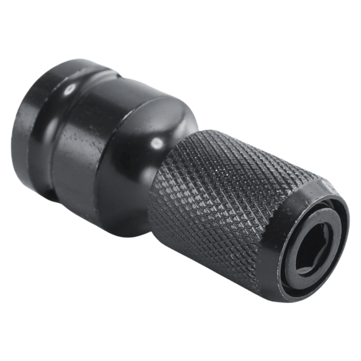 Löögikindel adapter 1/2" kuni 1/4" kuuskant Black