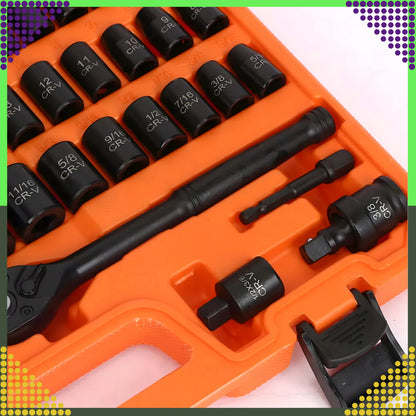 Lööktopsikute ja padrunvõtmete komplekt 3/8'', 50 osa - Ostuklikk