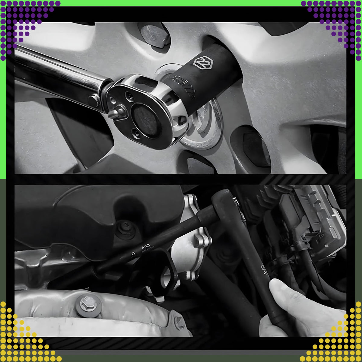 Lööktopsikute ja padrunvõtmete komplekt 3/8'', 50 osa - Ostuklikk