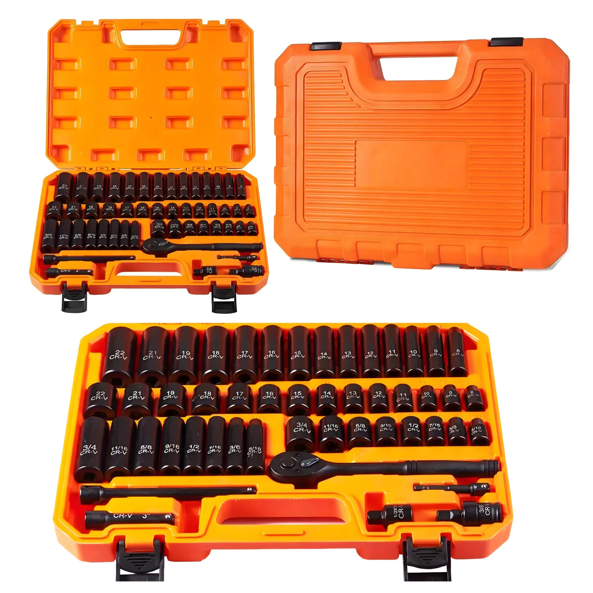 Lööktopsikute ja padrunvõtmete komplekt 3/8'', 50 osa - Ostuklikk