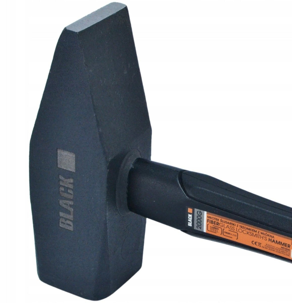 Locksmith Hammer 2000 g with Fiberglass Handle (2 kg)