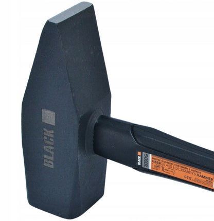 Lukksepa haamer 2000 g (2 kg), klaaskiust vars – Black - Ostuklikk