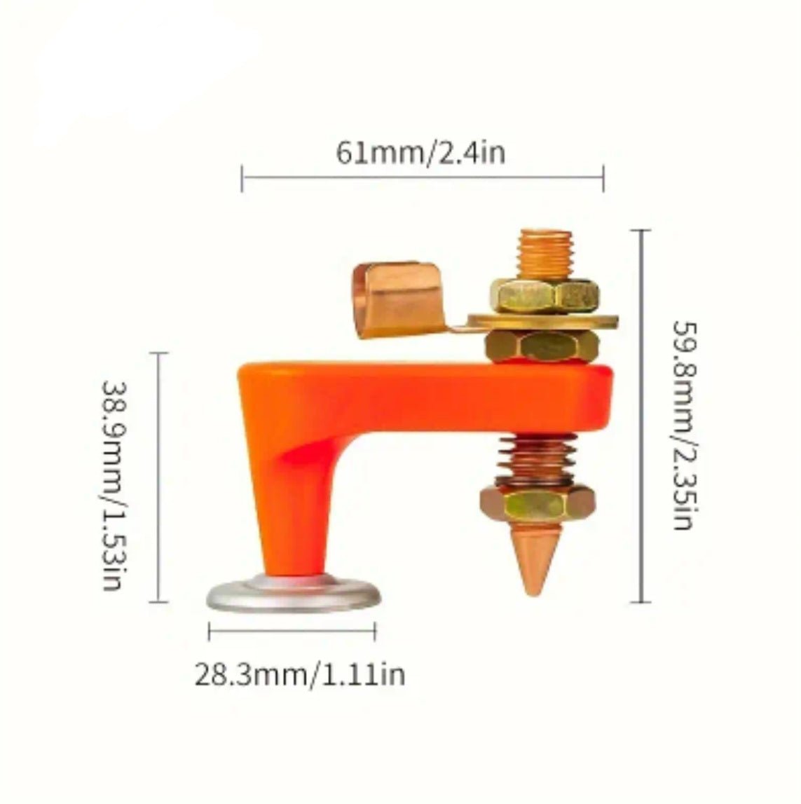 Magnetiline maandusjuhtme ots keevitamiseks