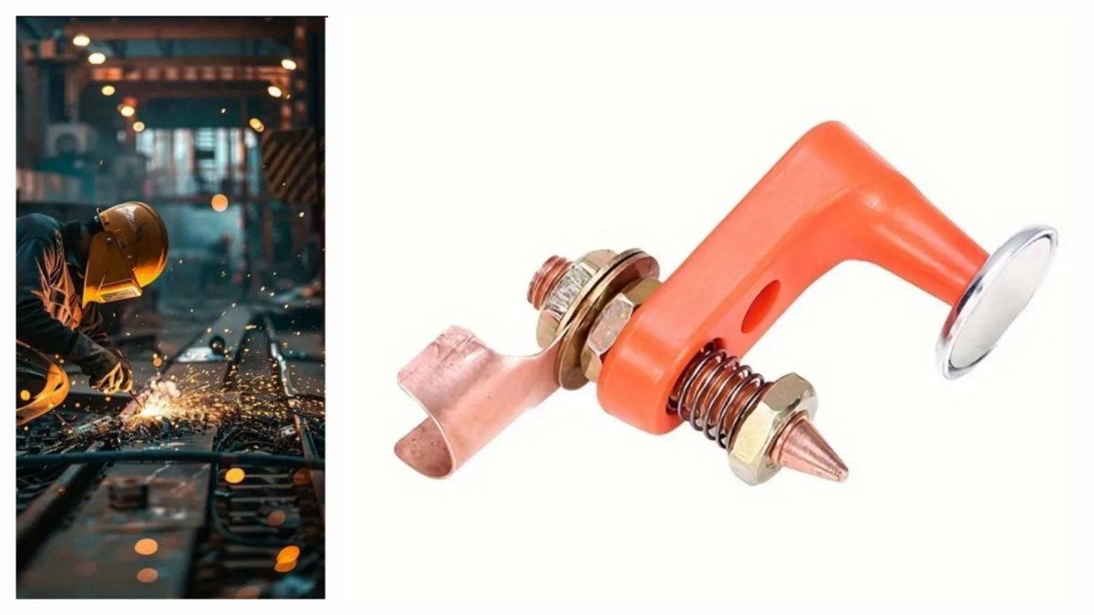 Magnetiline maandusjuhtme ots keevitamiseks