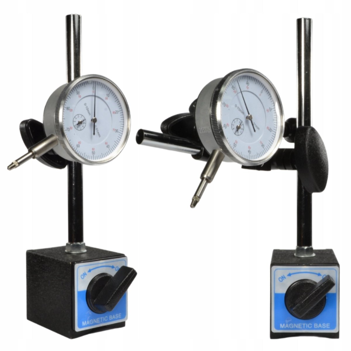 Magnetiline alus koos indikaatoriga 0–10 mm