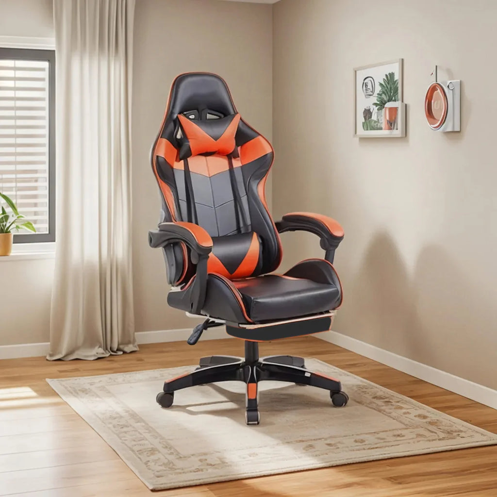 Mänguri/kontoritool jalatoega, kandevõime kuni 150 kg