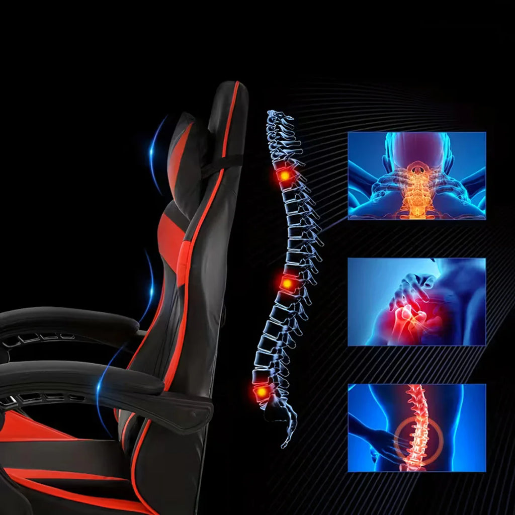 Mänguri/kontoritool jalatoega, kandevõime kuni 150 kg