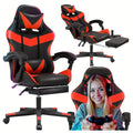 Gaming/Office Chair with Footrest, Up to 150 kg Capacity