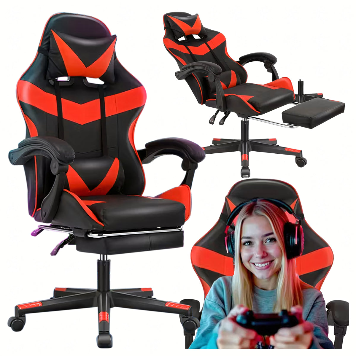 Mänguri - /kontoritool jalatoega, pöörlev “bucket” - iste, kuni 150 kg - Ostuklikk