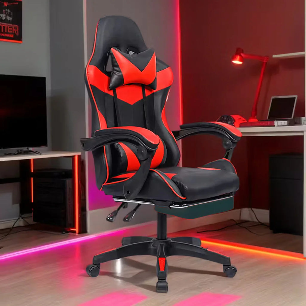 Mänguri/kontoritool jalatoega, kandevõime kuni 150 kg