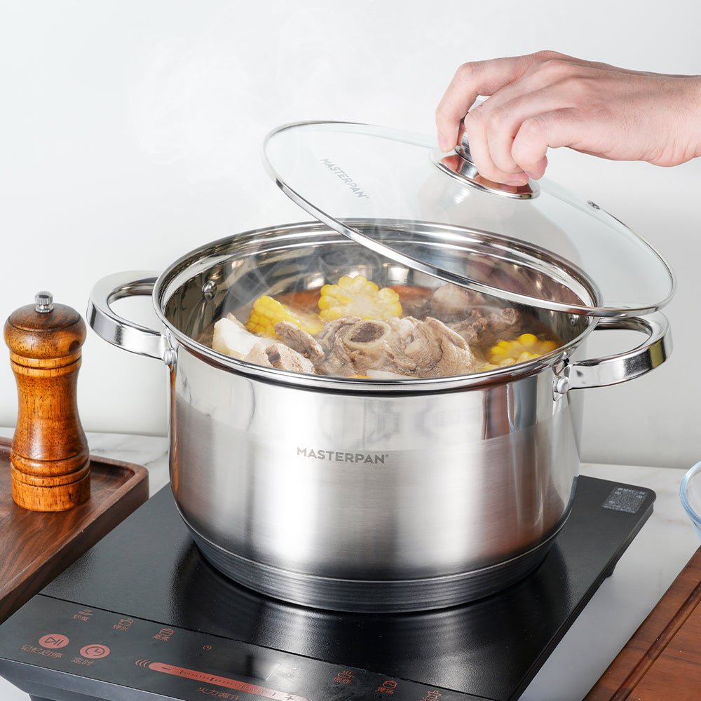 Masterpan 8-Piece Pot Set with Lids