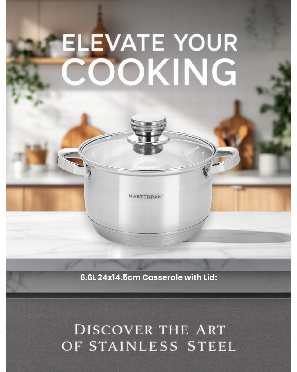 Masterpan 8-Piece Pot Set with Lids