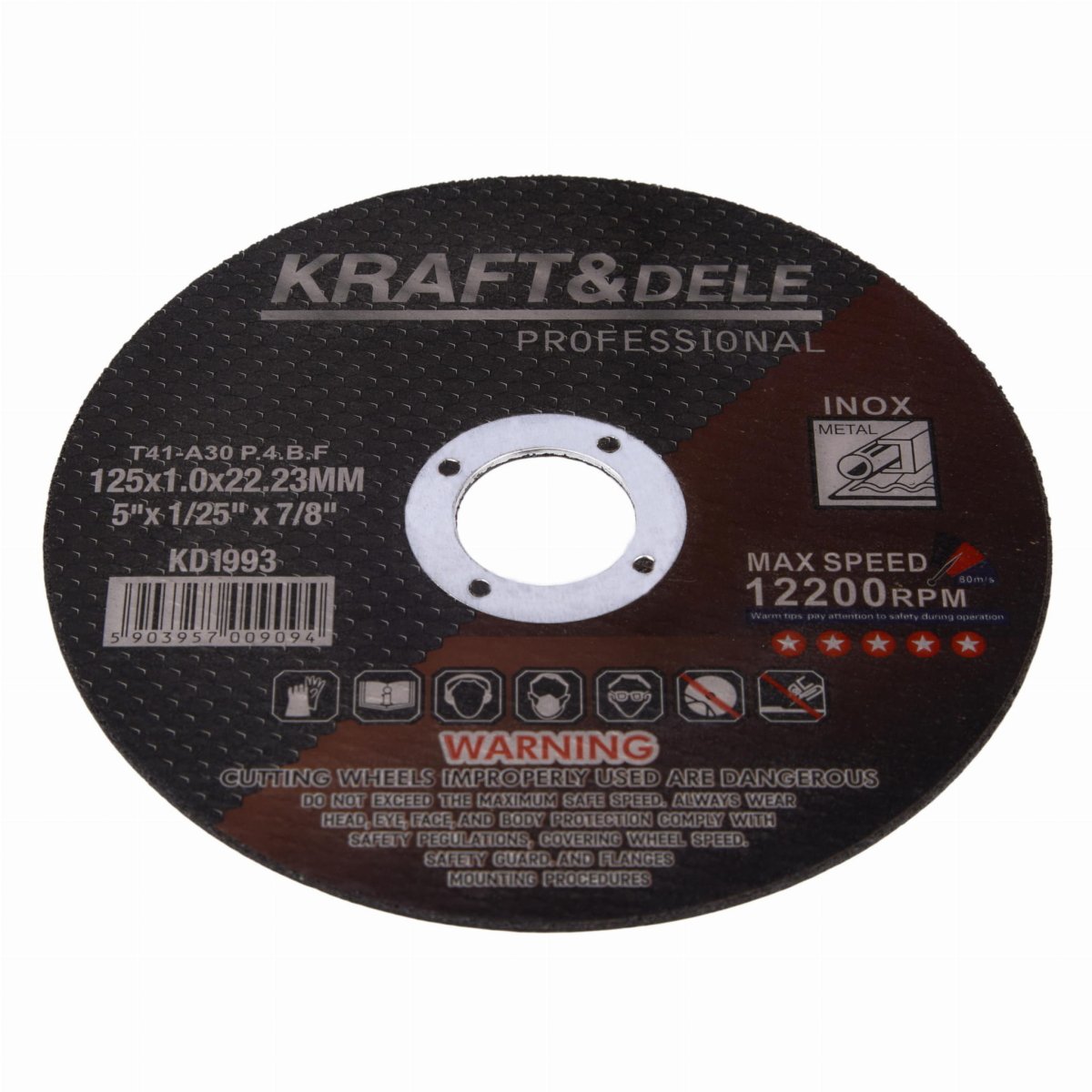 Metalli lõikeketas KD1993 – 125×1,0×22,23 mm (pakis 25 tk) - Ostuklikk