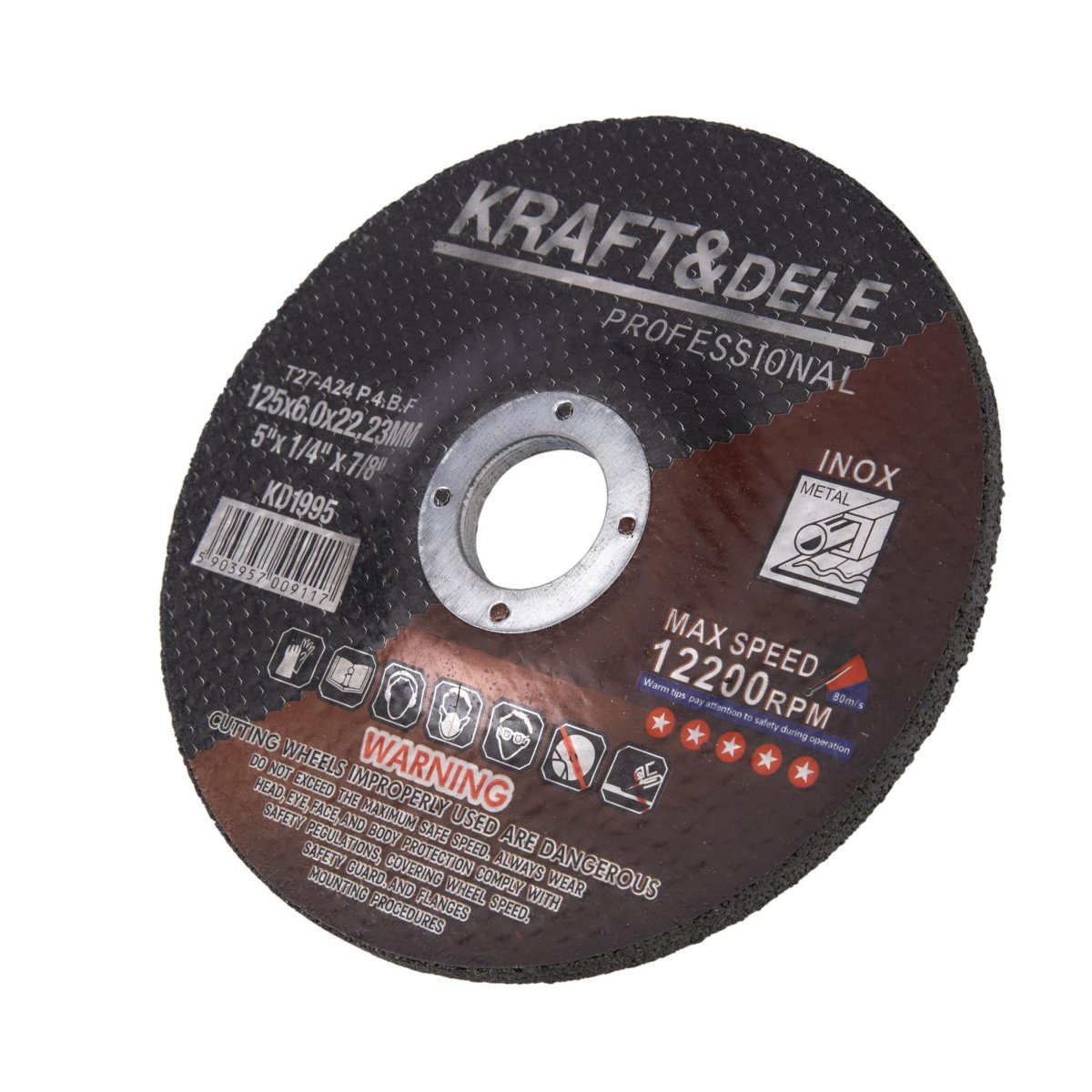 Metalli lõikeketas KD1995 – 125×6,0×22,23 mm (pakis 5 tk) - Ostuklikk