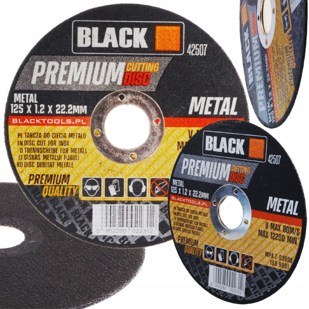 125mm x 1.2mm Metal Cutting Discs – 50 Pack (50 tk)