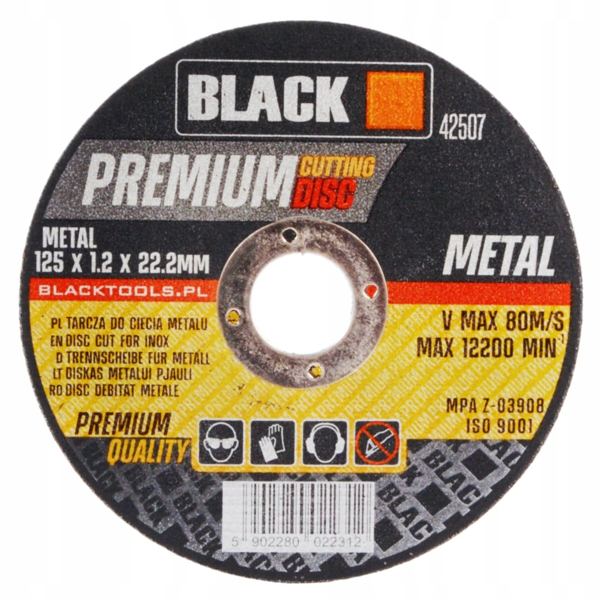 125mm x 1.2mm Metal Cutting Discs – 50 Pack (50 tk)