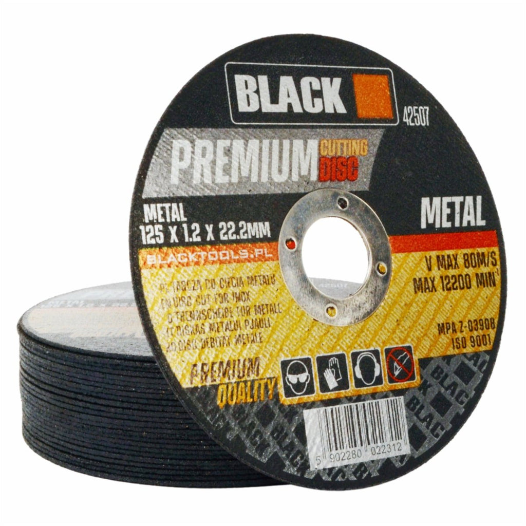 125mm x 1.2mm Metal Cutting Discs – 50 Pack (50 tk)