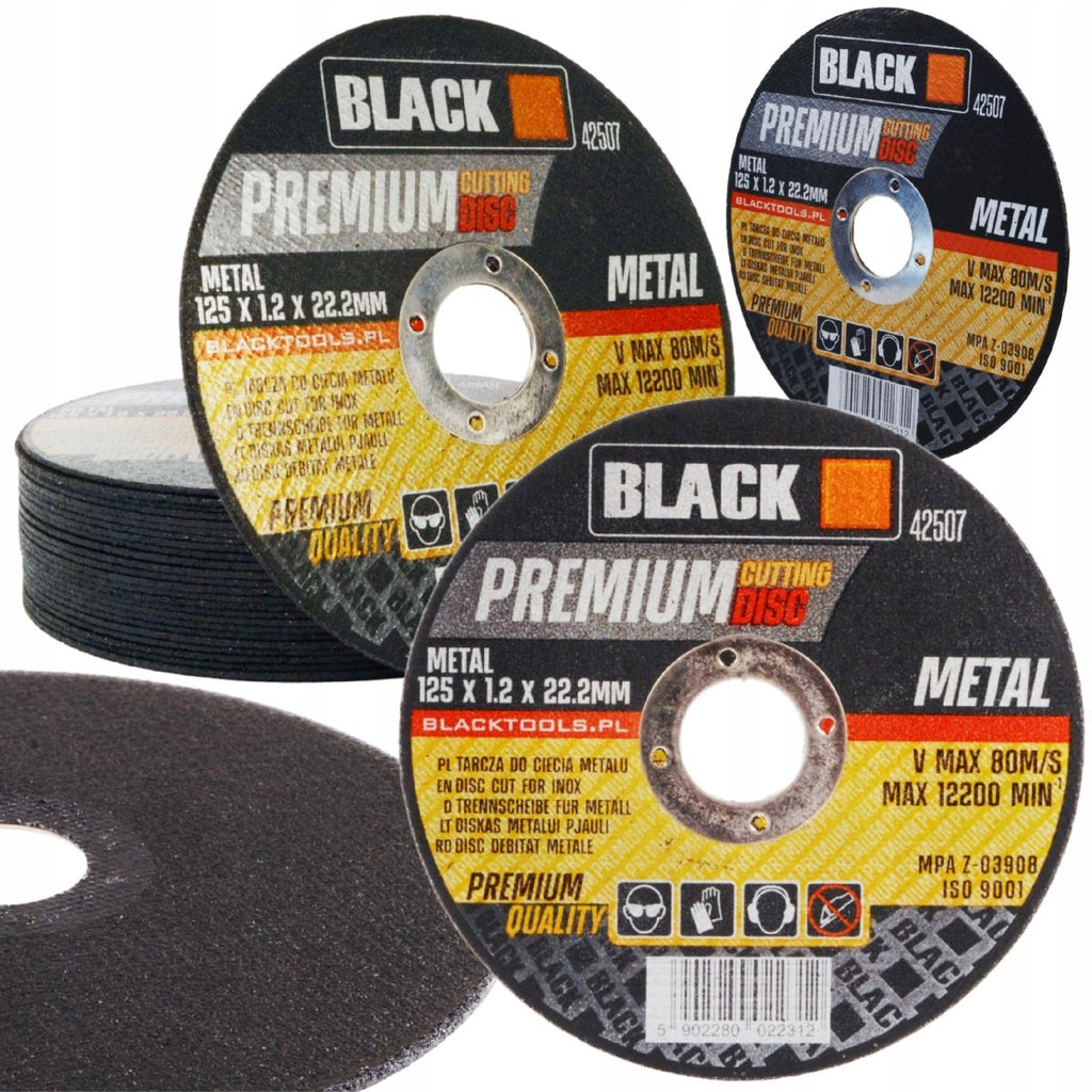 125mm x 1.2mm Metal Cutting Discs – 50 Pack (50 tk)