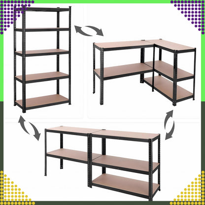Metallriiul 180x90x40 cm – 5 riiulit, 875 kg - Ostuklikk