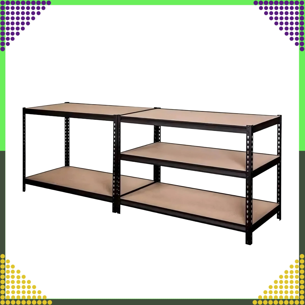 Metallriiul 180x90x40 cm – 5 riiulit, 875 kg - Ostuklikk