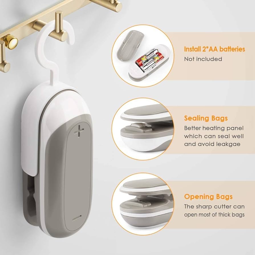 Mini - kuumsulgur toidukottidele – hoiab värskuse sekunditega - Ostuklikk