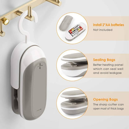 Mini - kuumsulgur toidukottidele – hoiab värskuse sekunditega - Ostuklikk