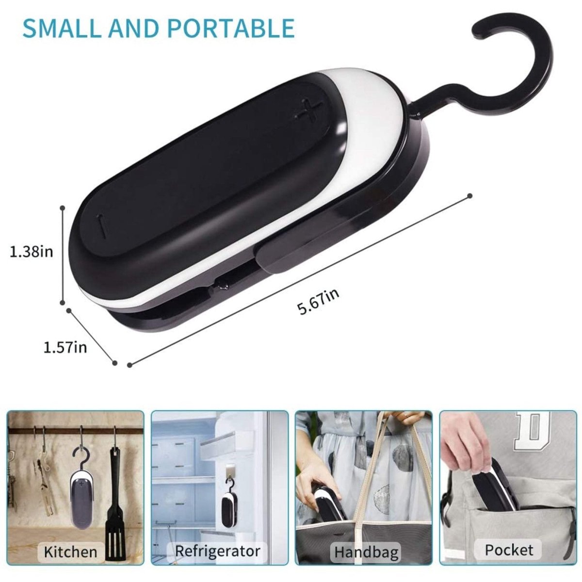 Mini - kuumsulgur toidukottidele – hoiab värskuse sekunditega - Ostuklikk